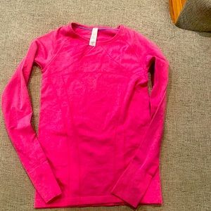 Ivivva / lululemon kids long sleeve pink swiftly